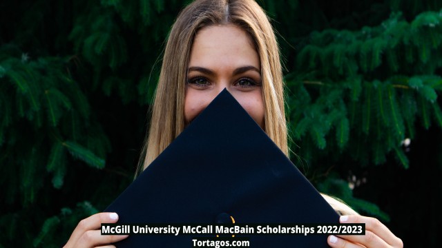 McGill University McCall MacBain Scholarships 2022/2023